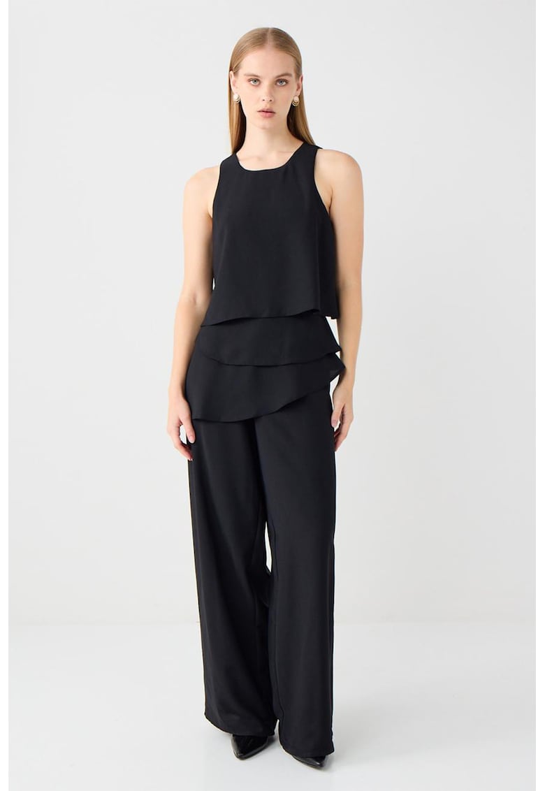 Salopeta cu model stratificat - Negru