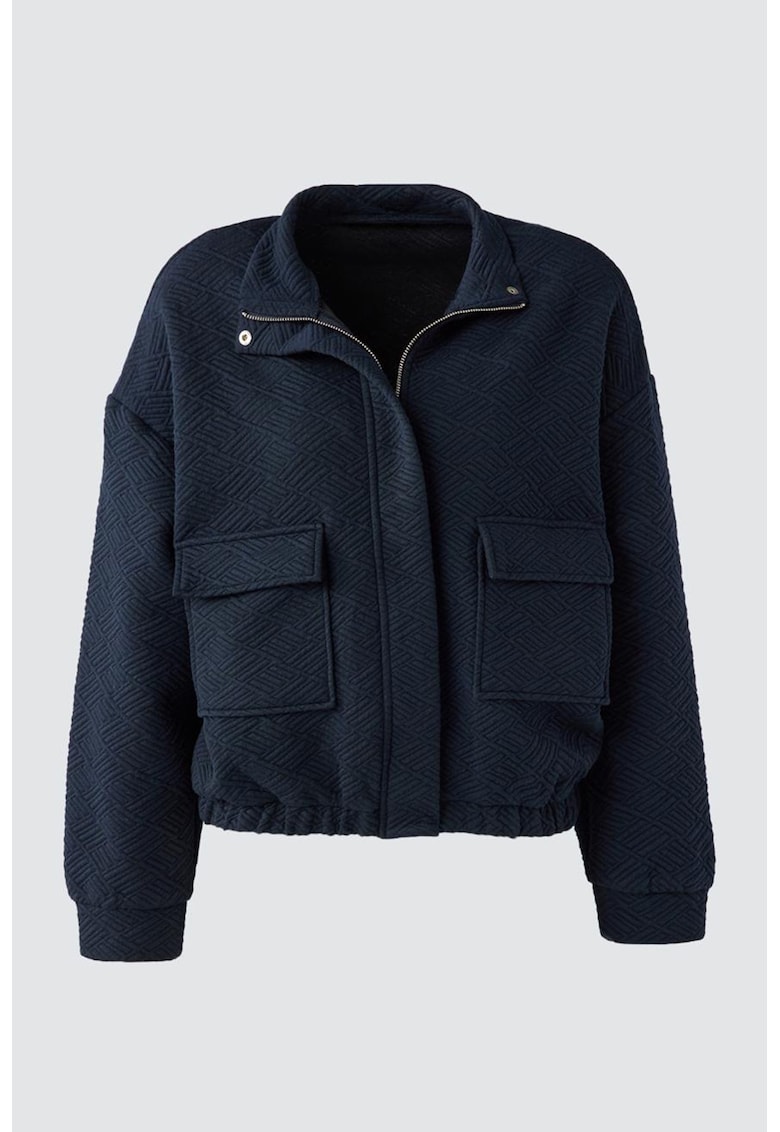 Jacheta-camasa cu fermoar si maneci cazute