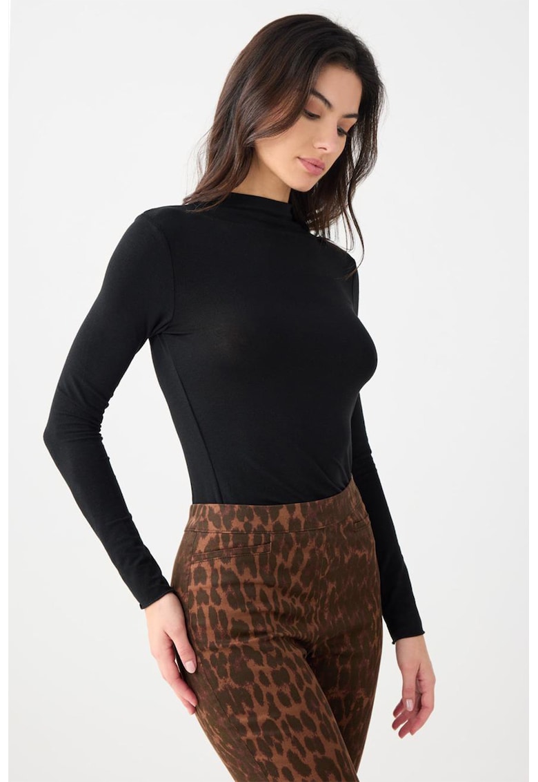 Bluza slim fit - Negru