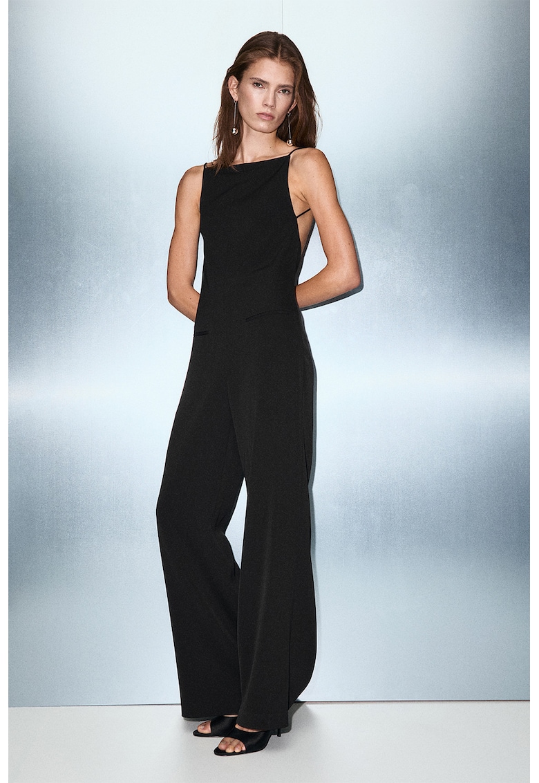 Salopeta uni cu decupaj pe spate