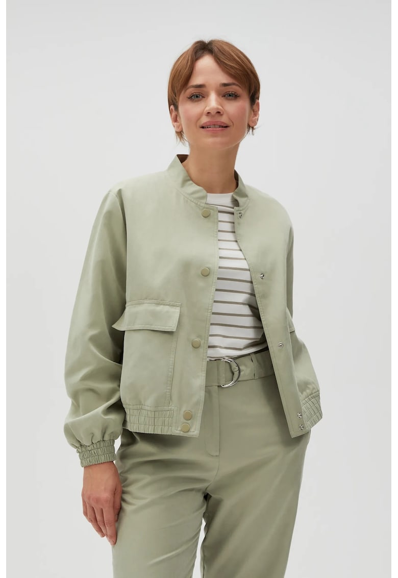 Jacheta bomber cu buzunare Olive - Olive Night/Martini Olive