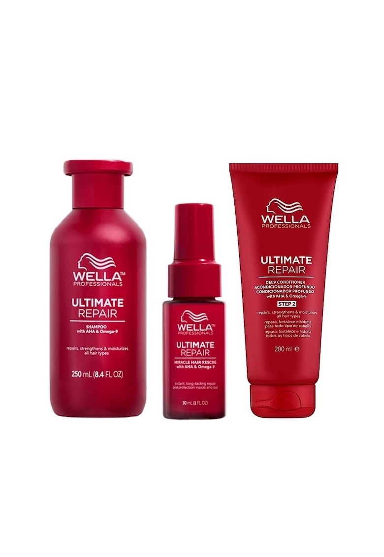 Pachet Ultimate Repair – Sampon 250 ml + Balsam 200 ml + Tratament Miracle Hair Rescue 30 ml