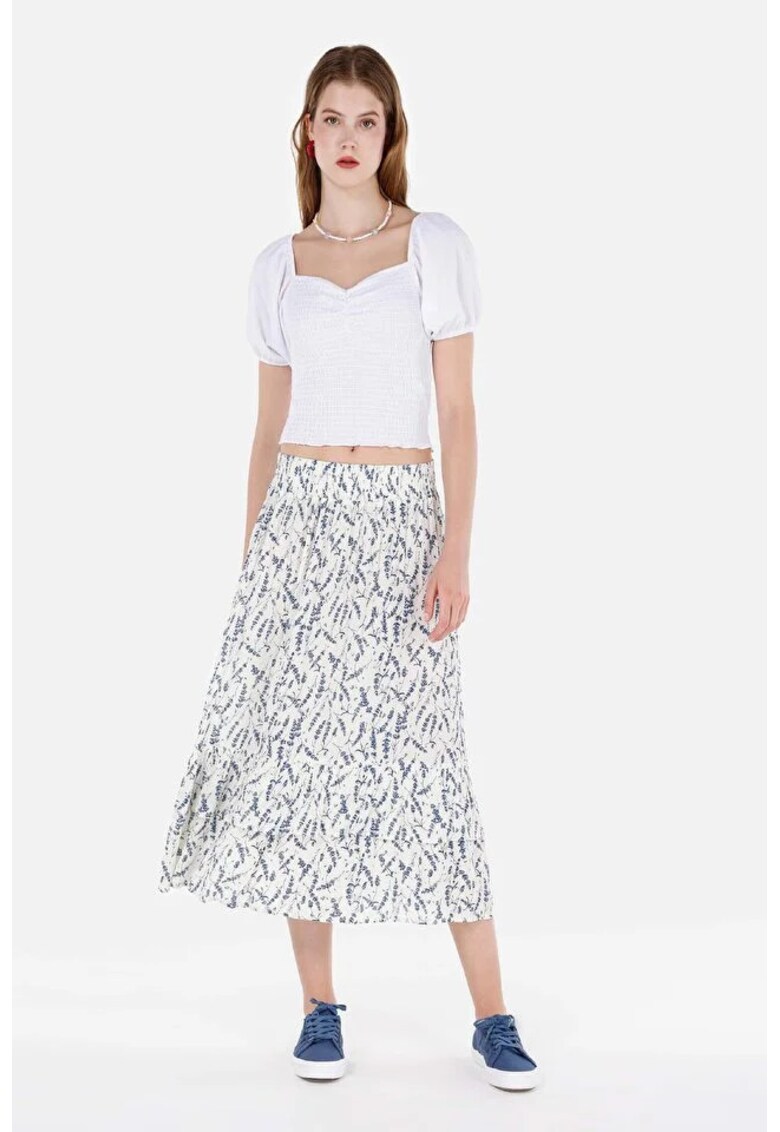 Fusta De Dama Multicolor Midi Skirt Cl1069207 8684112215273