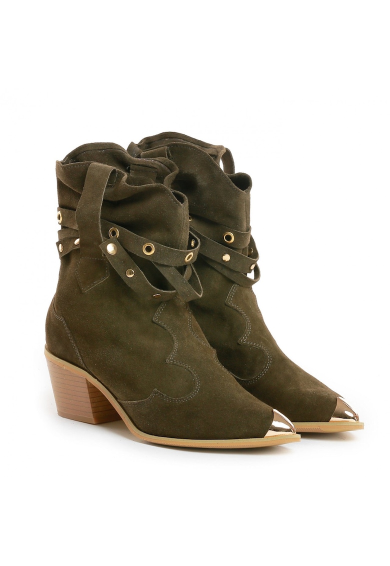 Ciocate Emira Piele Intoarsa Kaki