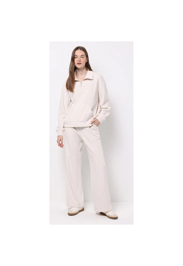 Pantaloni Sport Dama Ecru Regular Fit 8684112952826