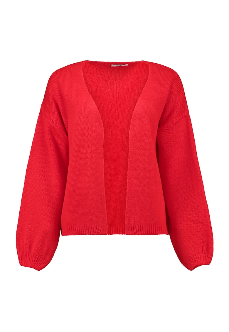 Cardigan tricotat cu maneci cazute