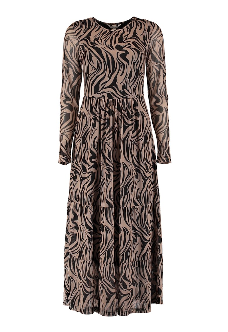 Rochie evazata cu imprimeu