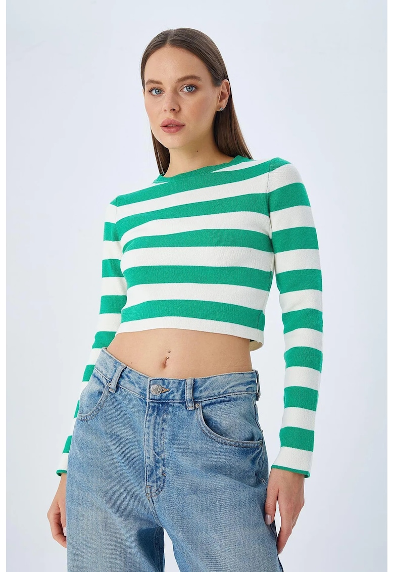 Pulovere dama - HiCCUP - tricotat - verde - tricot -