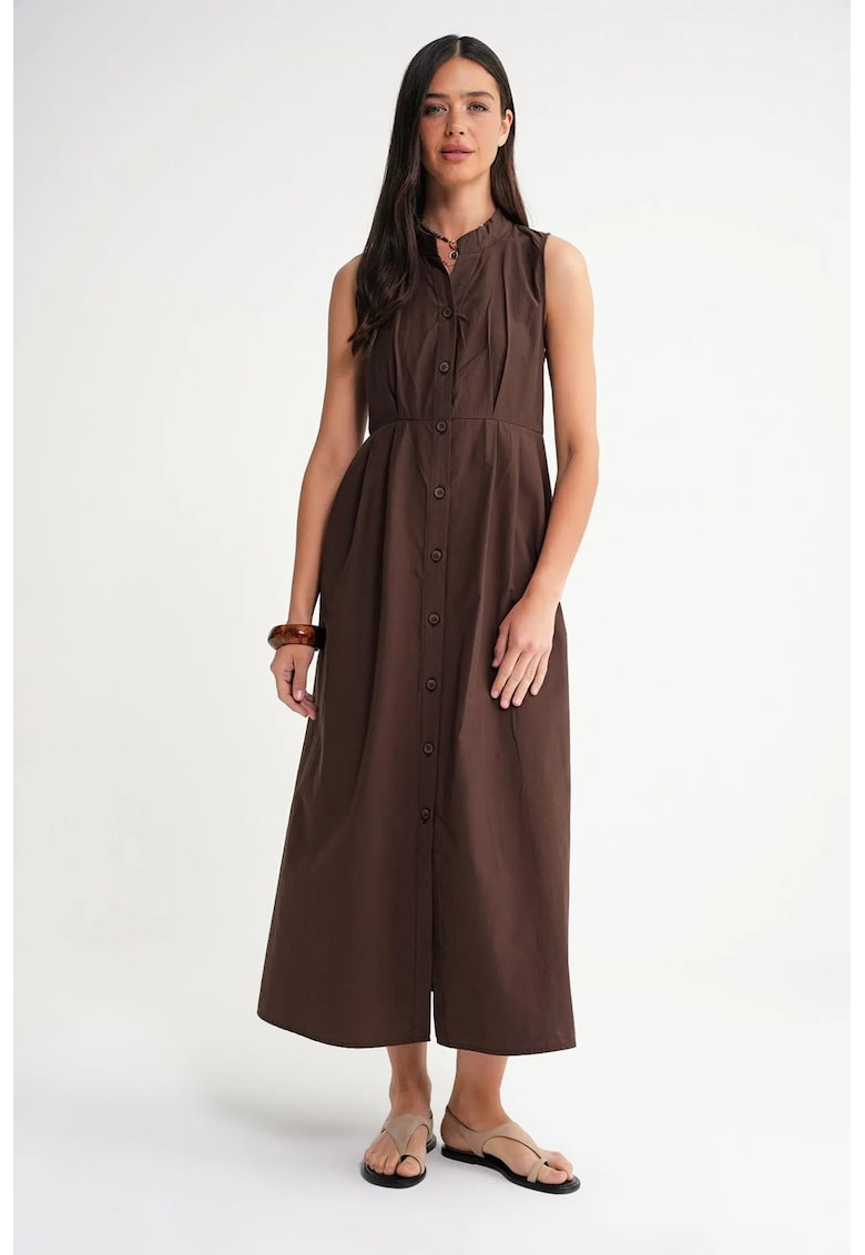 Rochie Maxi Mixray - Guler Tippet - maro - textil