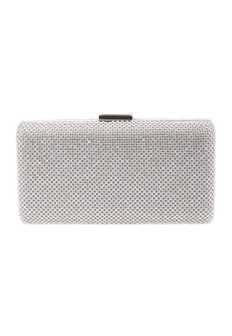 Geanta minaudiere cu strasuri si lant