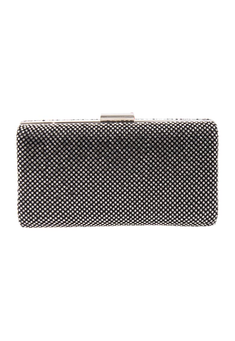 Geanta minaudiere cu strasuri si lant