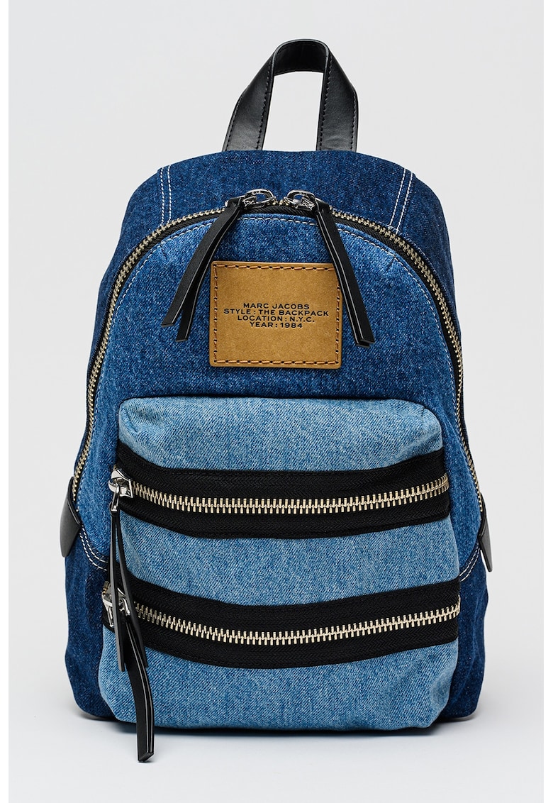 Rucsac de denim cu buzunare multiple The Biker