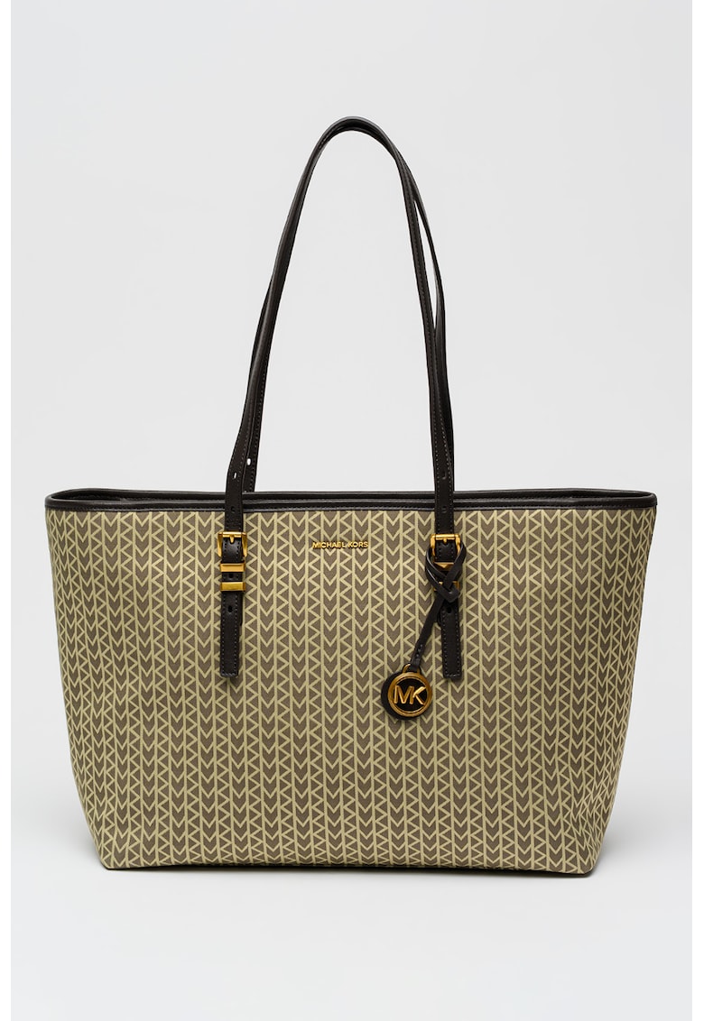 Geanta shopper cu monograma Quinn