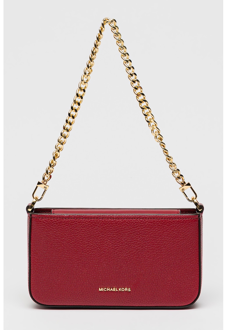 Geanta crossbody de piele cu maner detasabil de lant Bryant