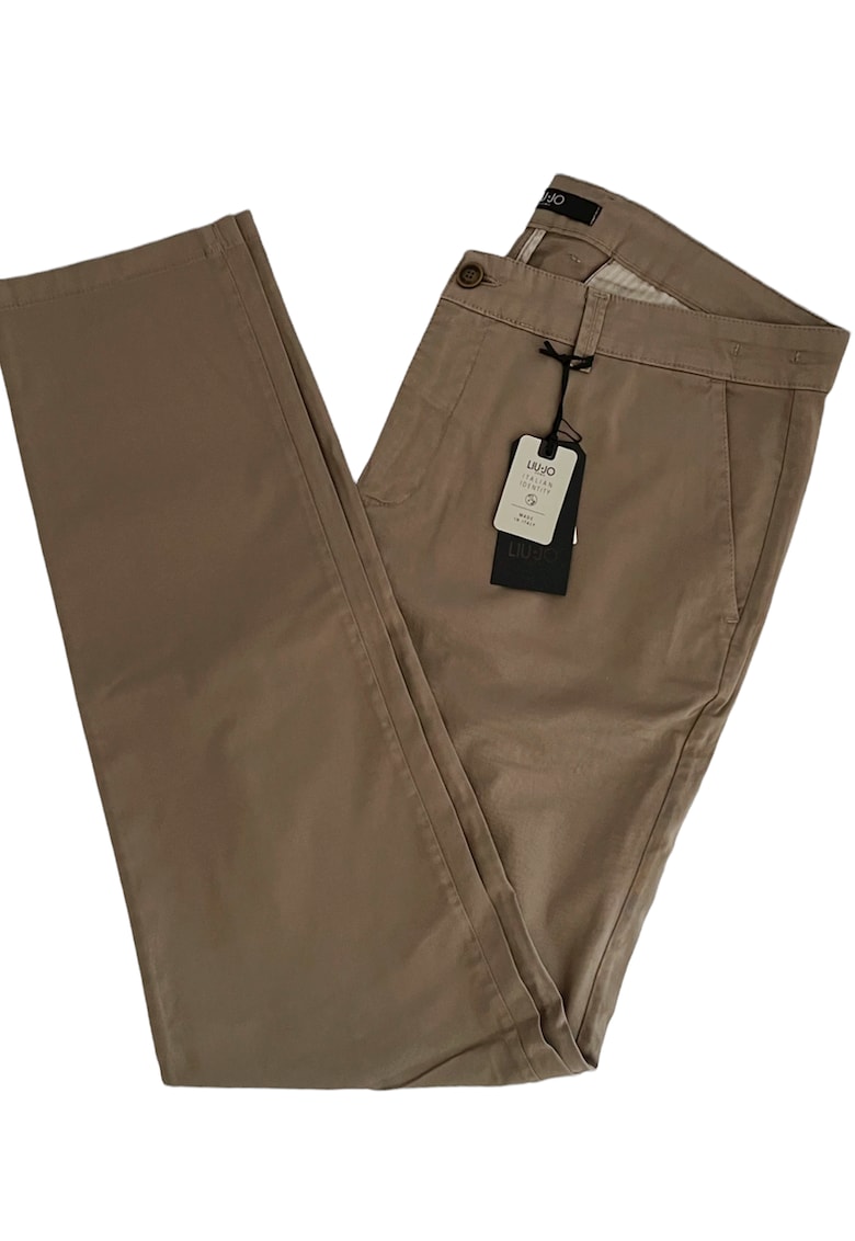 Pantaloni barbati Chino Slim Summer maro W42