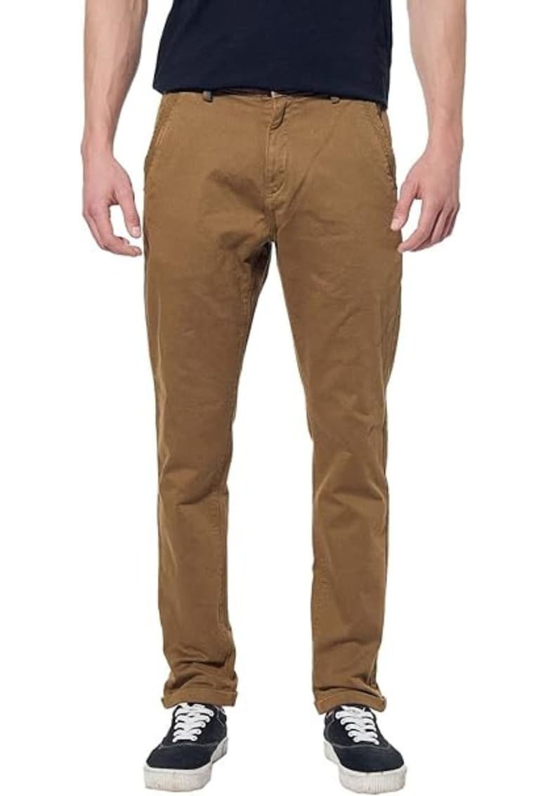 Pantaloni barbati Woven maro chino W30