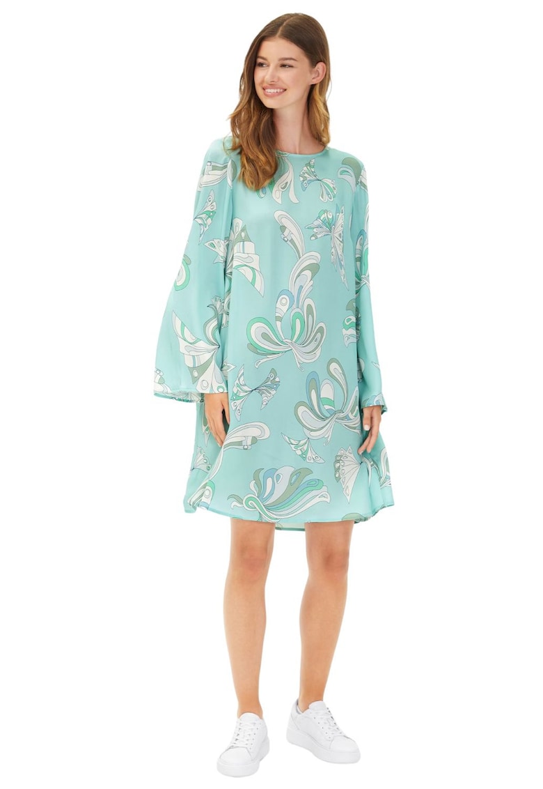 Rochie de dama Demi din matase cu model