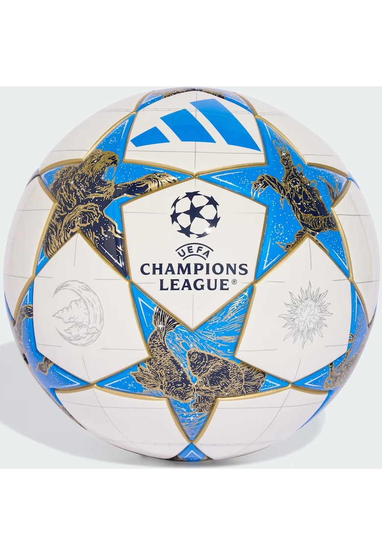Minge fotbal Adidas UCL League J350 25/26 - marime 5 - alb/albastru