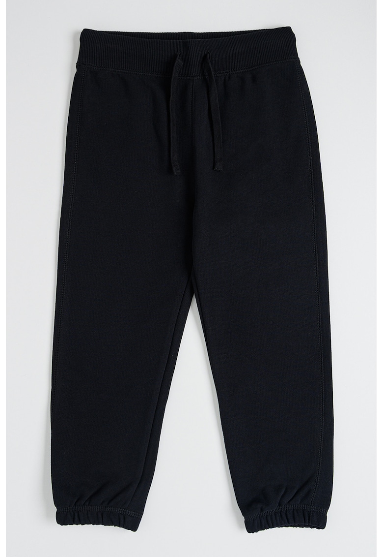 Pantaloni de trening din amestec de bumbac cu snururi