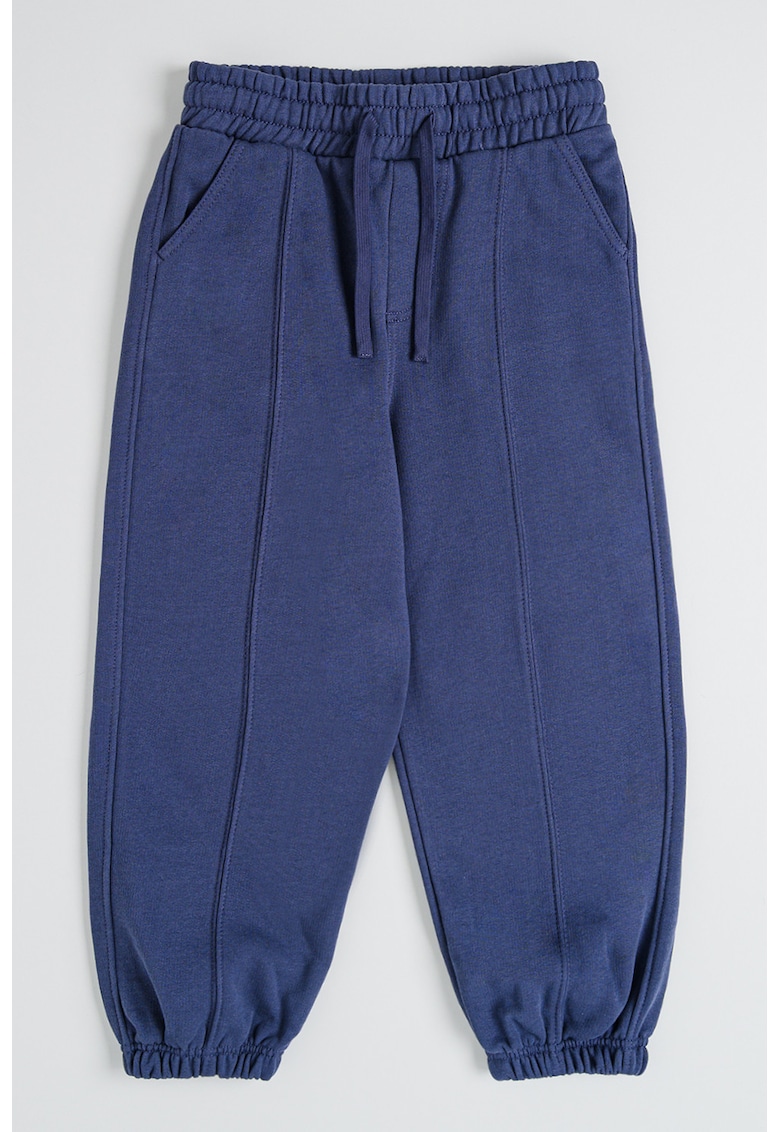 Pantaloni uni de trening cu snur