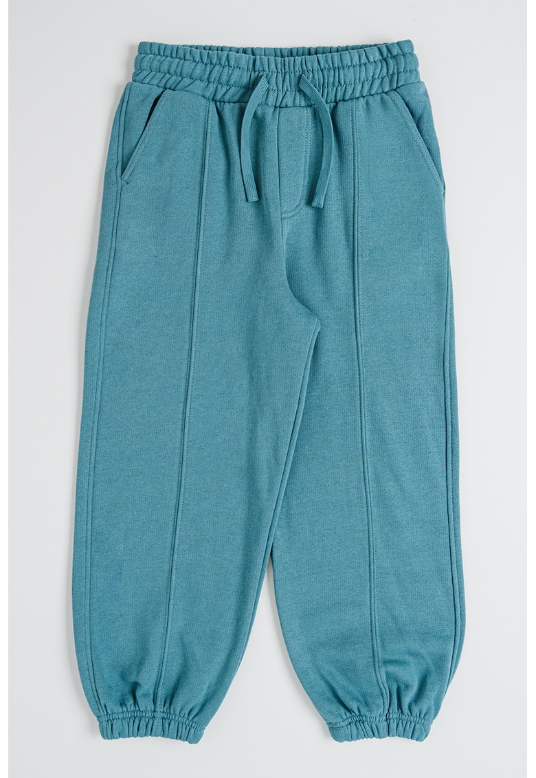 Pantaloni uni de trening cu snur