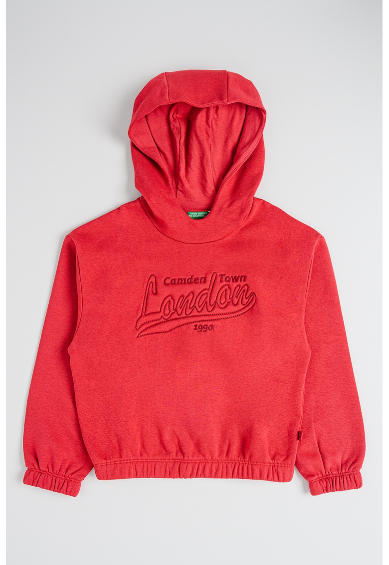 Hanorac din amestec de bumbac cu terminatie elastica