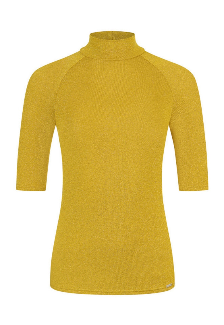 Bluza din jerseu cu insertii de lurex