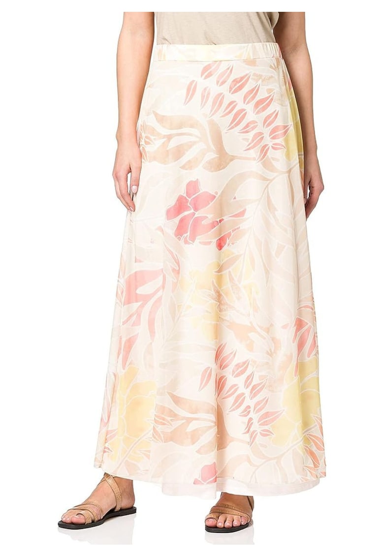 Fusta lunga cu imprimeu floral -