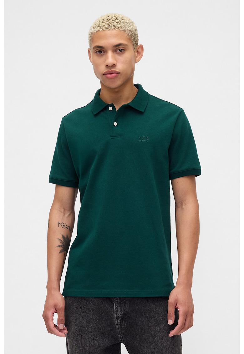 Tricou polo cu detaliu logo