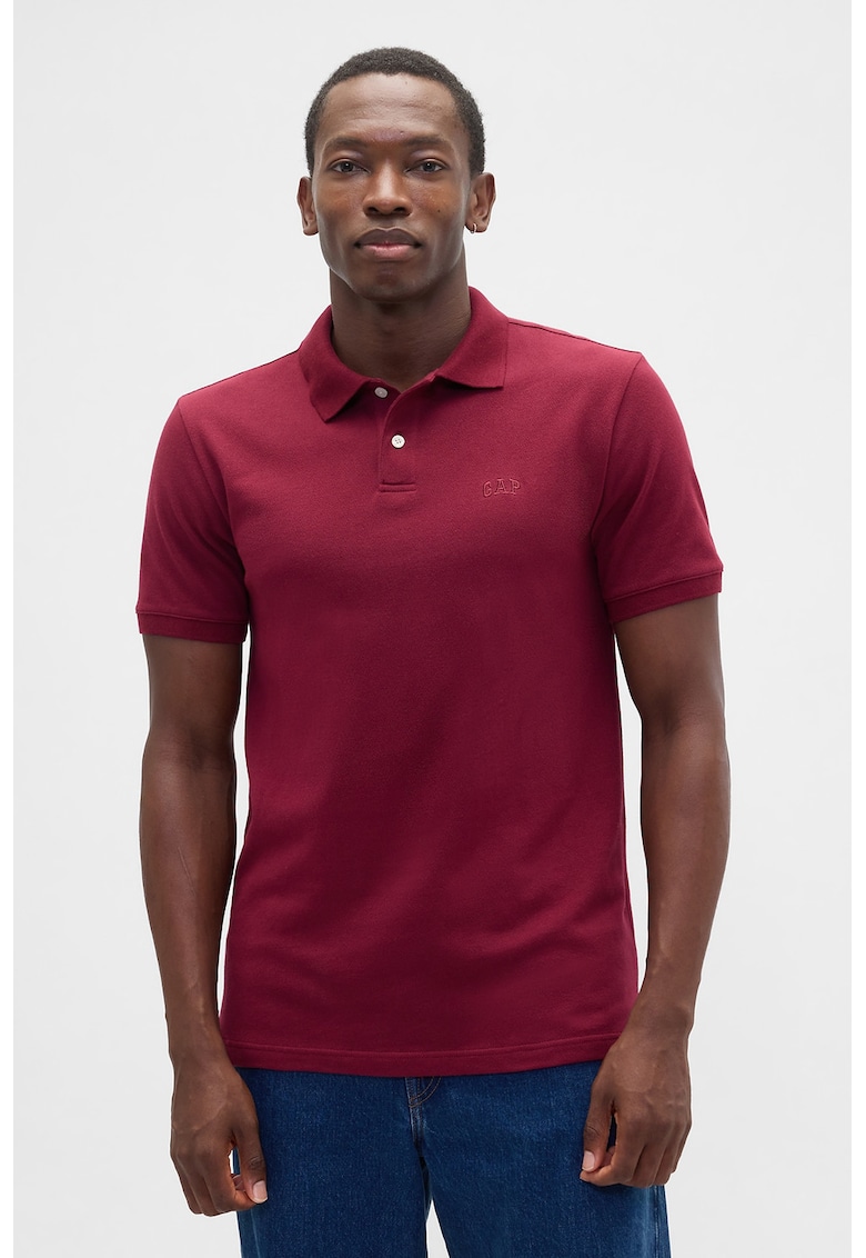 Tricou polo cu detaliu logo