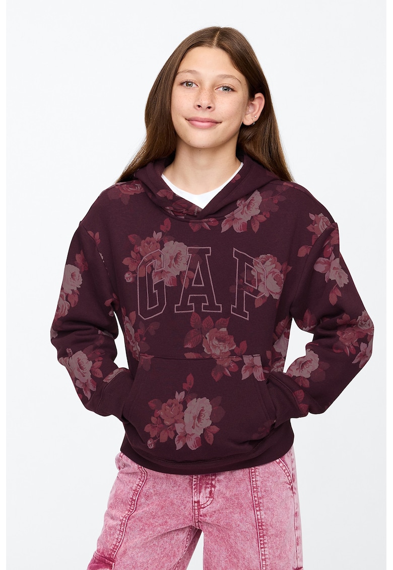 Hanorac lejer cu buzunar kangaroo - Violet/Lila