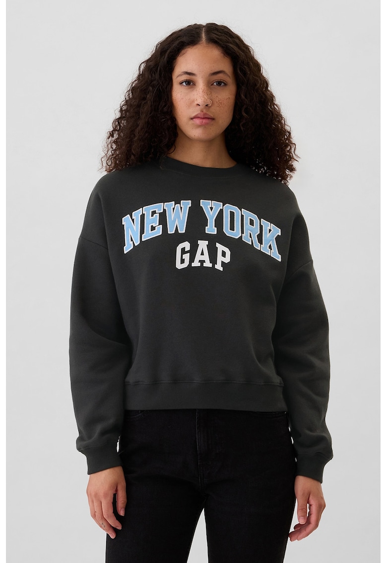 Bluza supradimensionata de trening cu logo