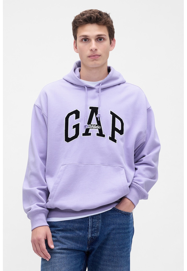 Hanorac cu buzunar kangaroo si logo