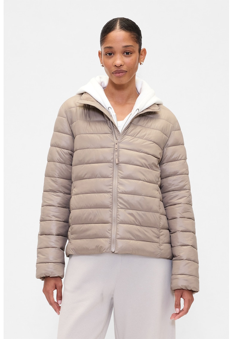 Geaca impermeabila cu vatelina si guler