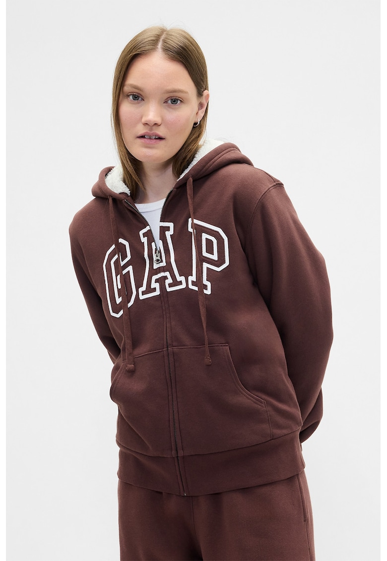 Hanorac cu captuseala din plus si logo