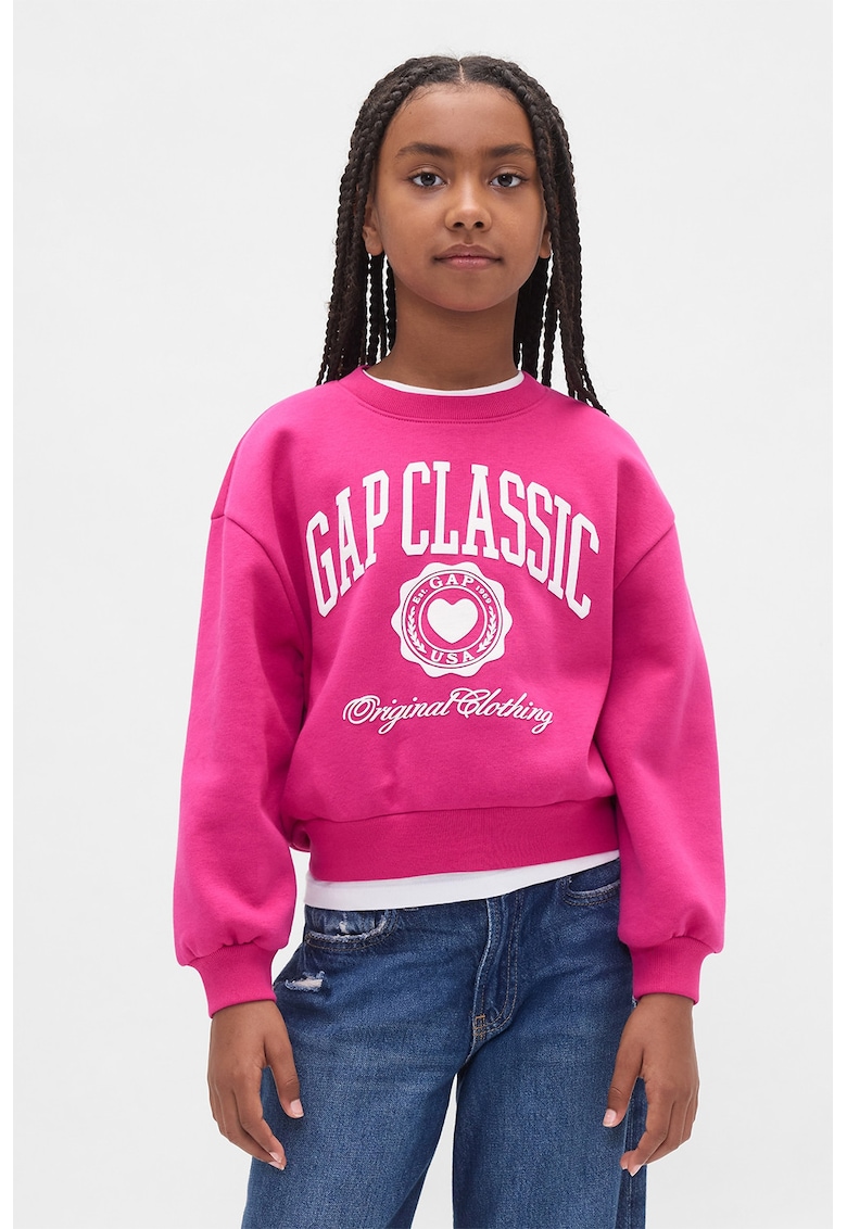 Bluza de trening din bumbac cu imprimeu logo