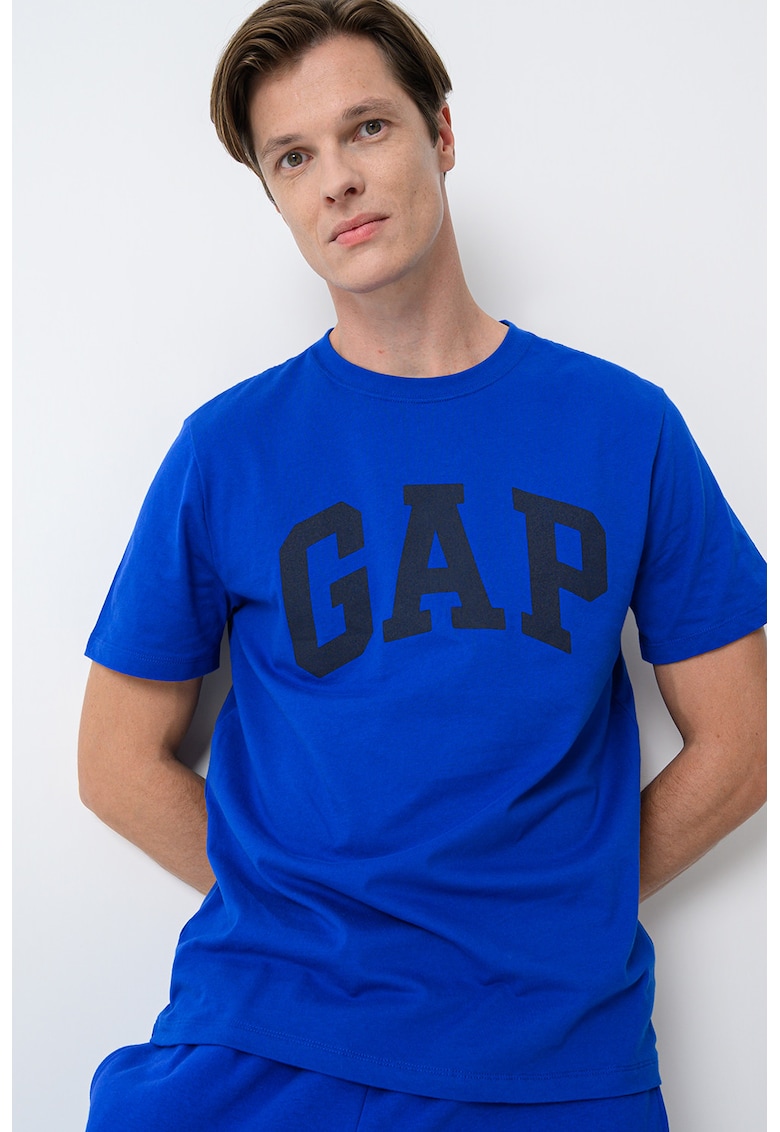 Tricou regular-fit cu logo - Albastru royal