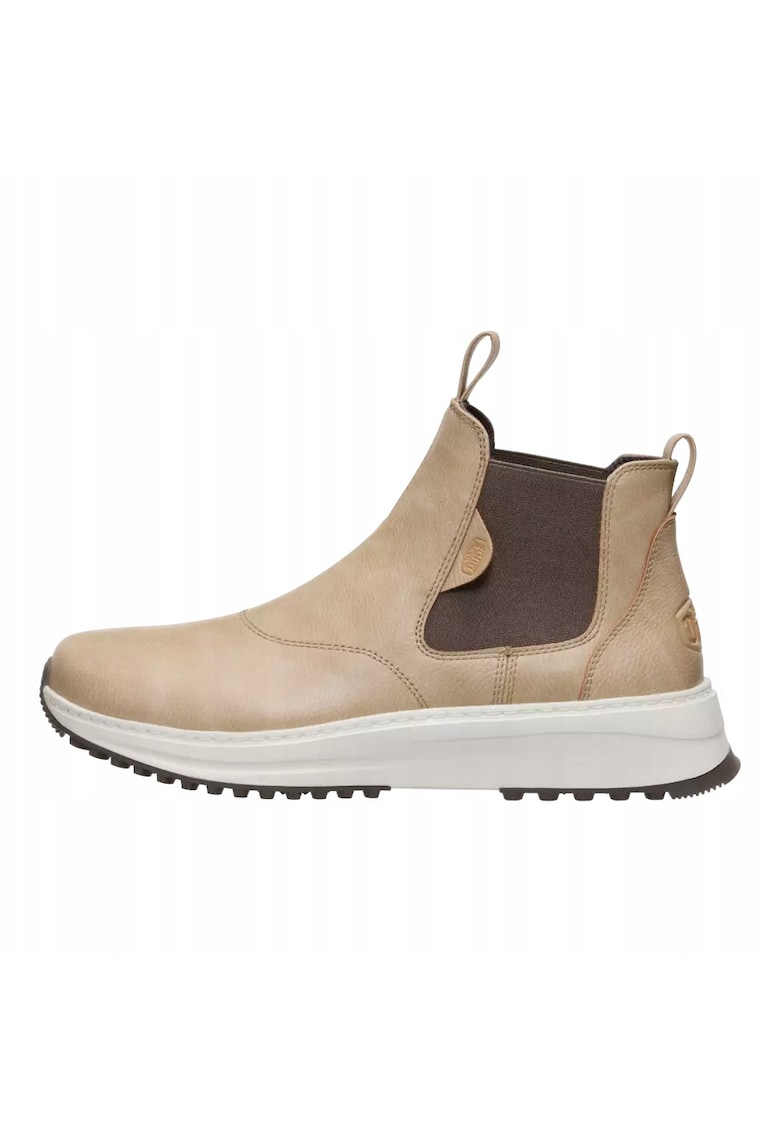 Ghete Chelsea de piele ecologica pentru Barbati - Classic Tahoe Chelsea - Bej - Bej