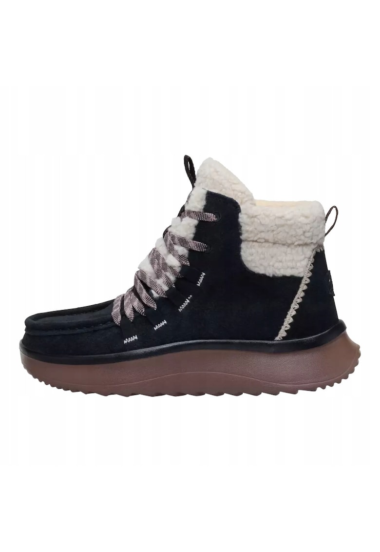 Ghete Chelsea piele intoarsa pentru Femei - Wendy Peak Apres Suede Negru - Negru