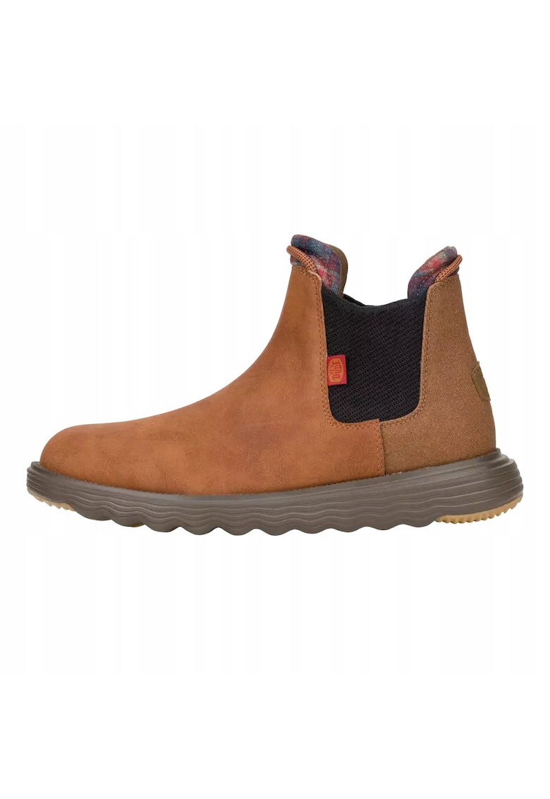Ghete Chelsea de piele naturala pentru Barbati - Spuma EVA - Branson Classic - Maro - Maro