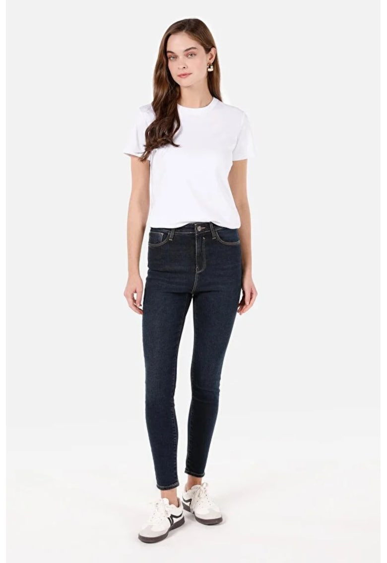 Pantaloni de dama - skinny fit - multicolor -