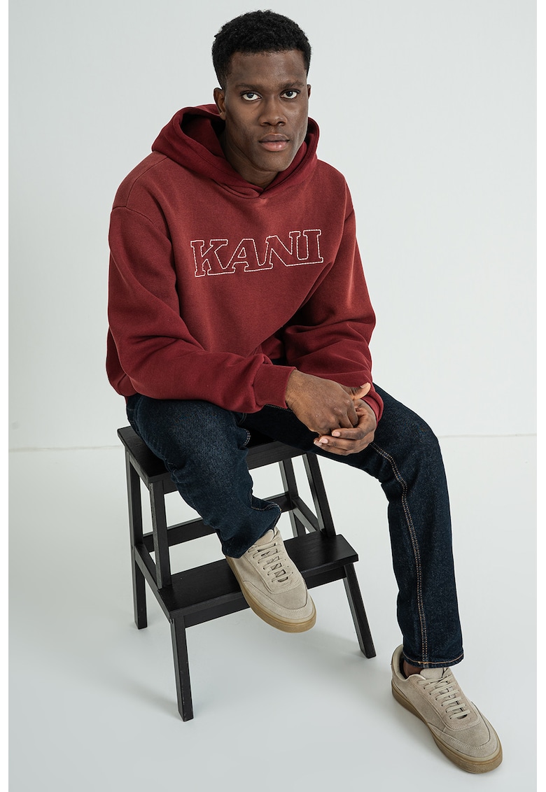 Hanorac supradimensionat cu logo