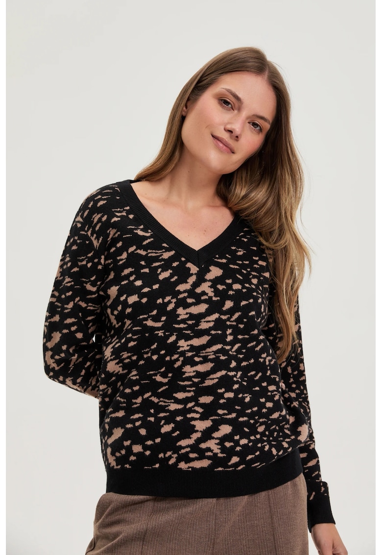 Pulover Simplu Negru - Negru
