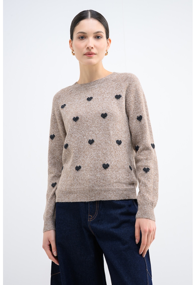 Pulover cu inimi Doffy