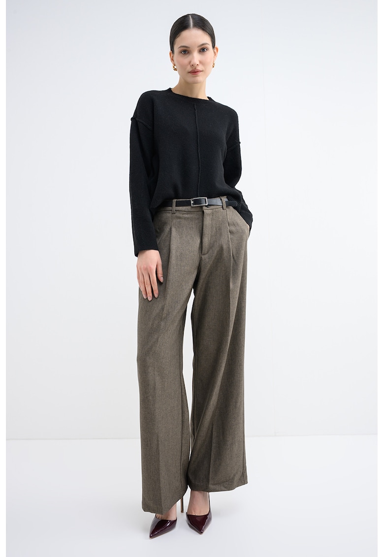 Pulover cu maneci cazute - Negru