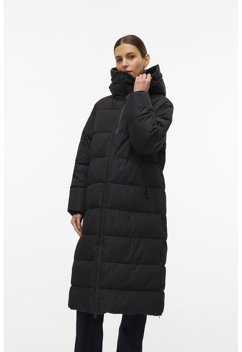 Geaca lunga cu vatelina