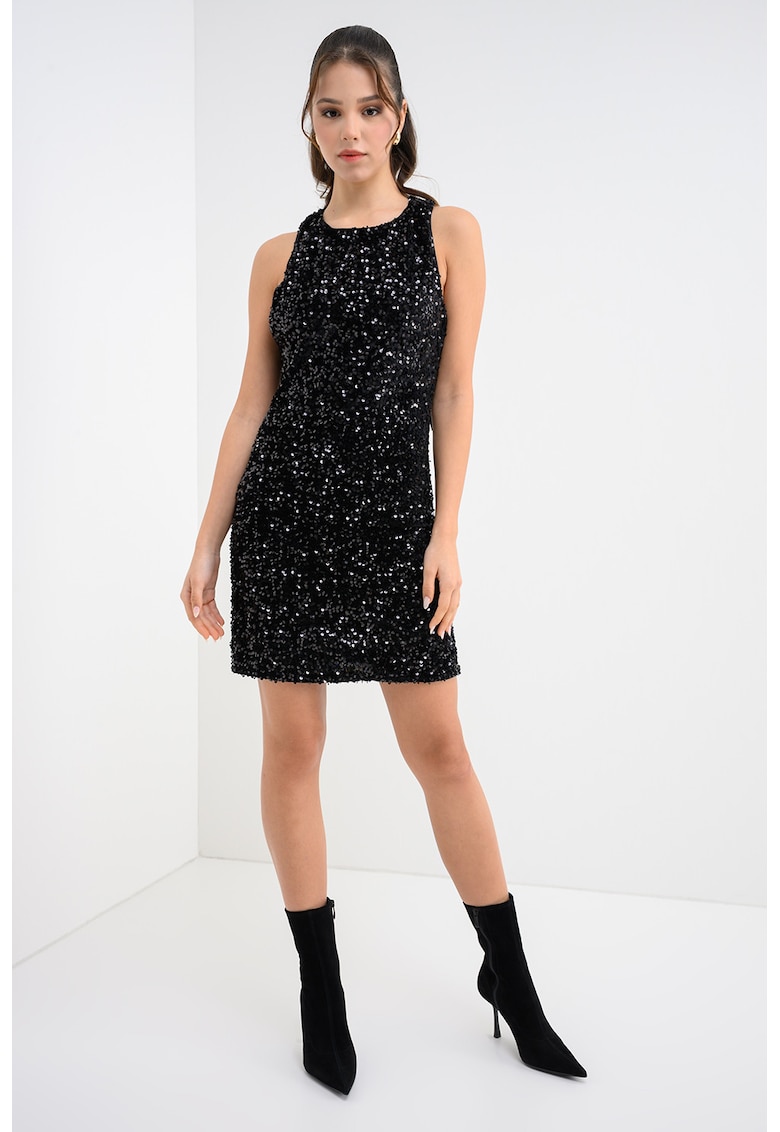 Rochie scurta cu paiete