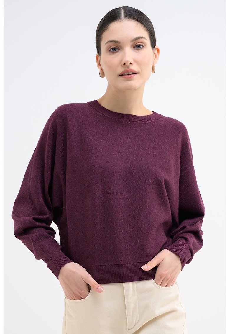 Pulover cu insertii de lurex Happy