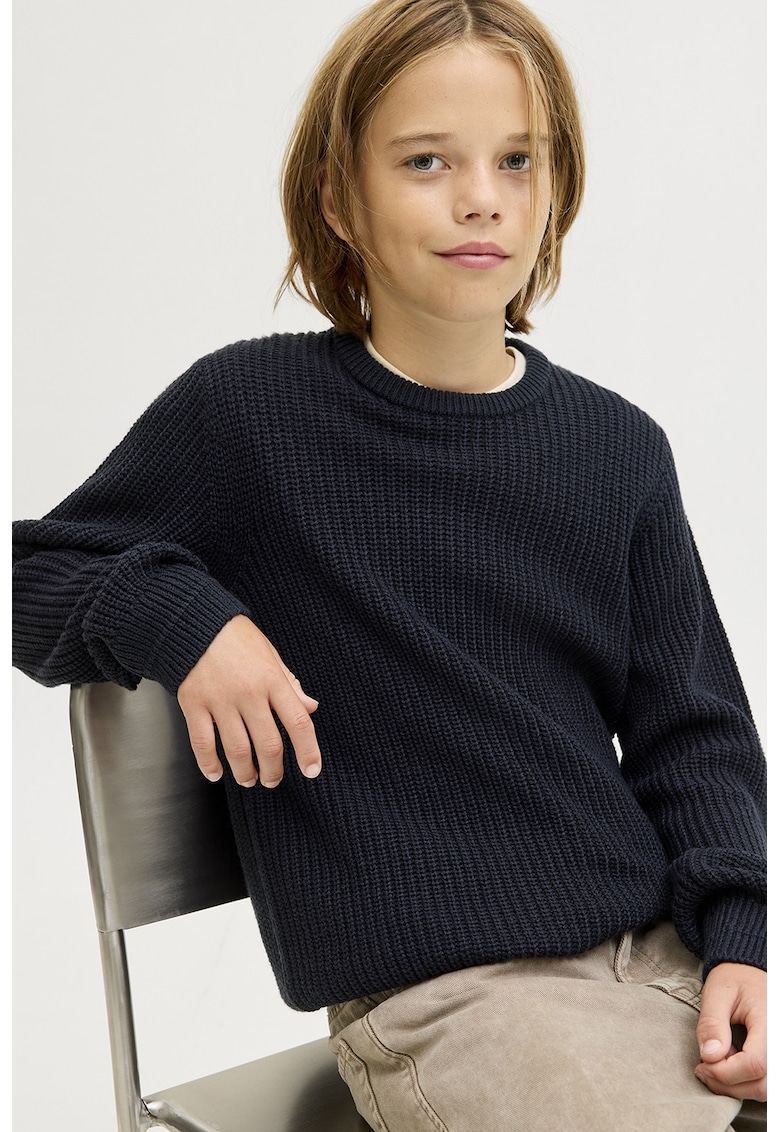 Pulover lejer cu model uni