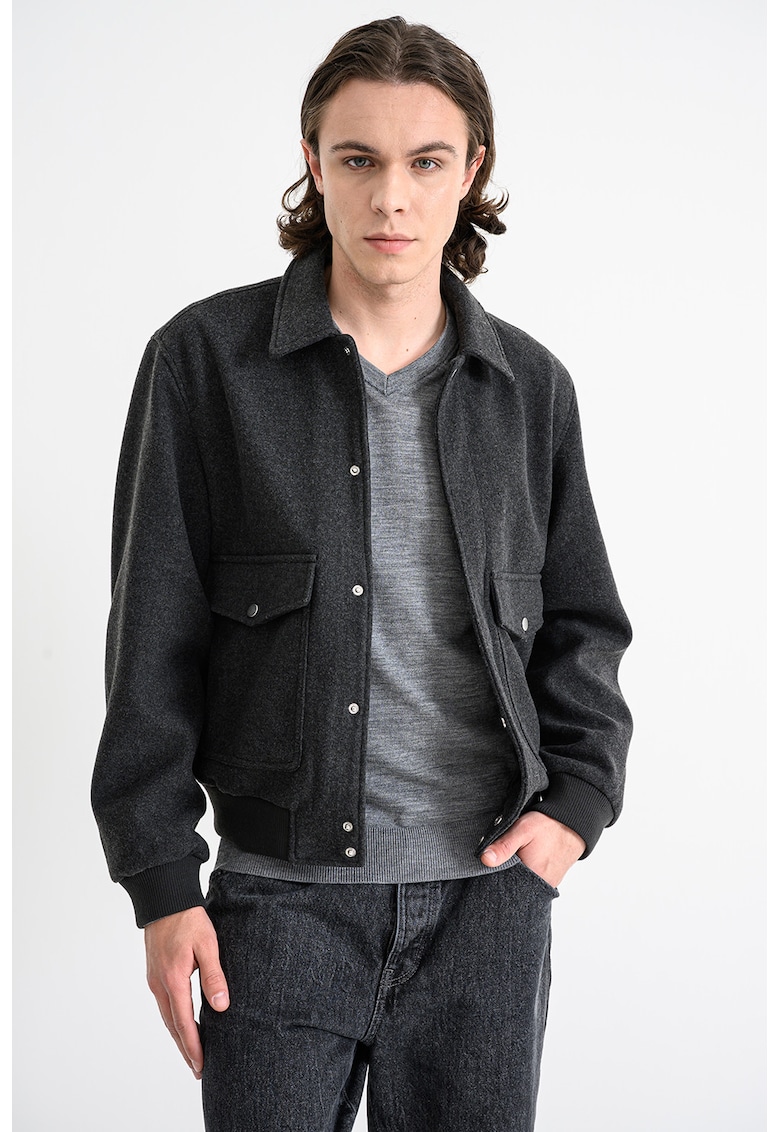 Jacheta bomber Shane - Negru stins